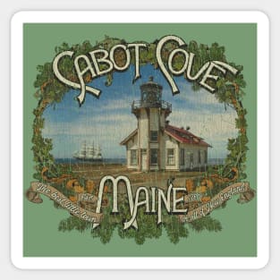 Cabot Cove Maine 1780 Sticker